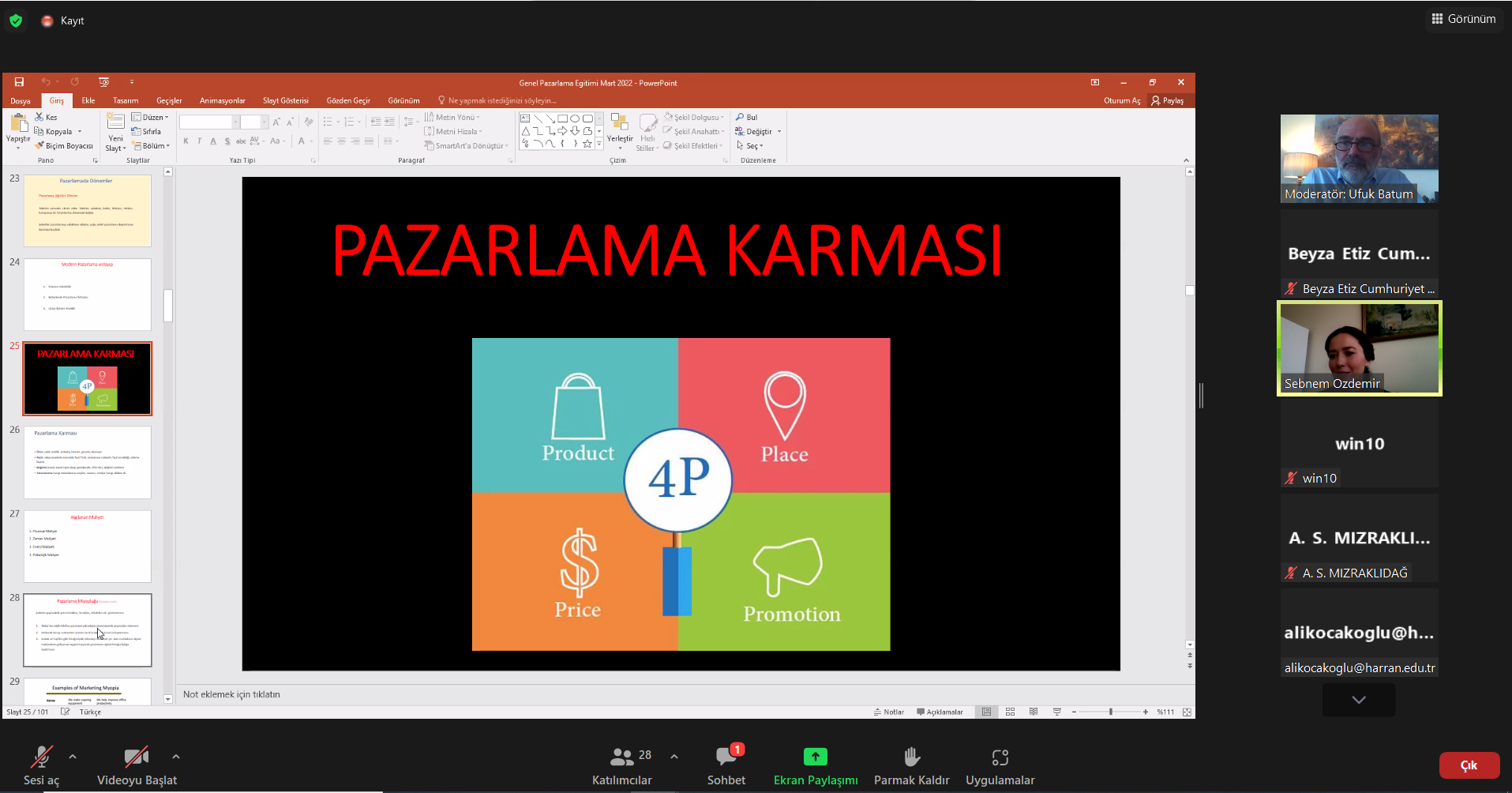 “Girişimciler için Pazarlama Eğitimi” gerçekleşti - 1