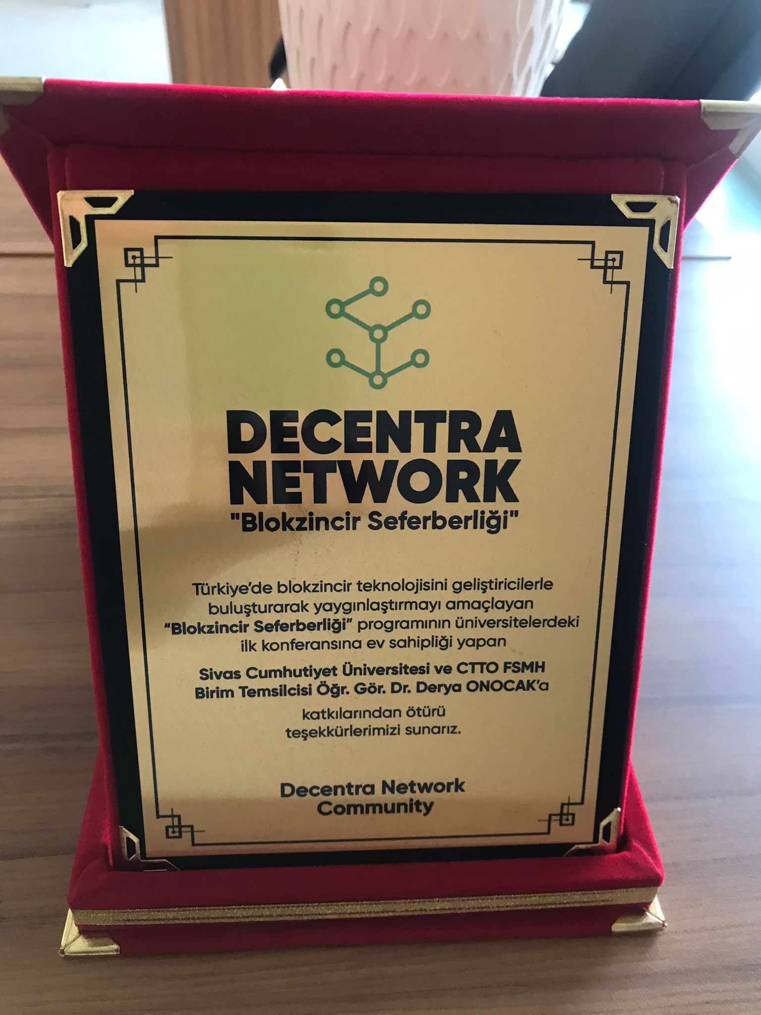 Cumhuriyet Teknokent ve CUTTO Desteği ile “Decentra Network Community Blokzincir Seferberliği” Konferansı Gerçekleşti - 1
