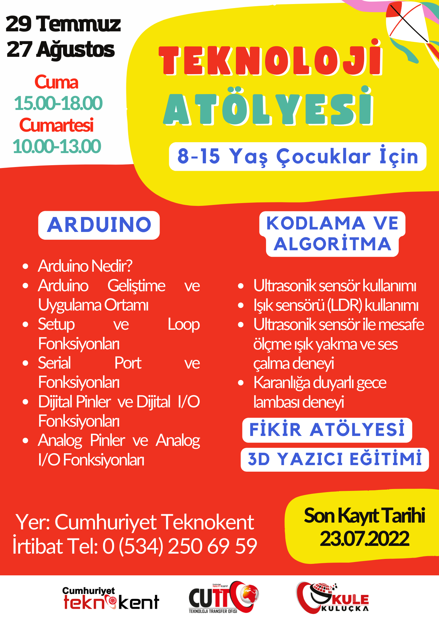 Teknoloji Atölyesi Başlıyor - 1