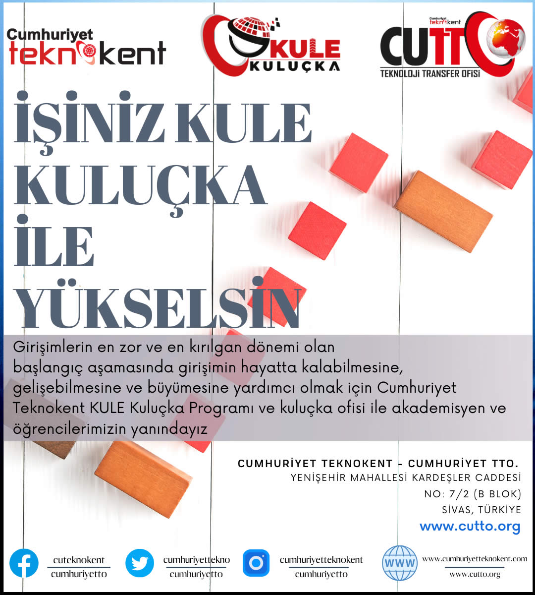 İşiniz KULE Kuluçka İle Yükselsin
