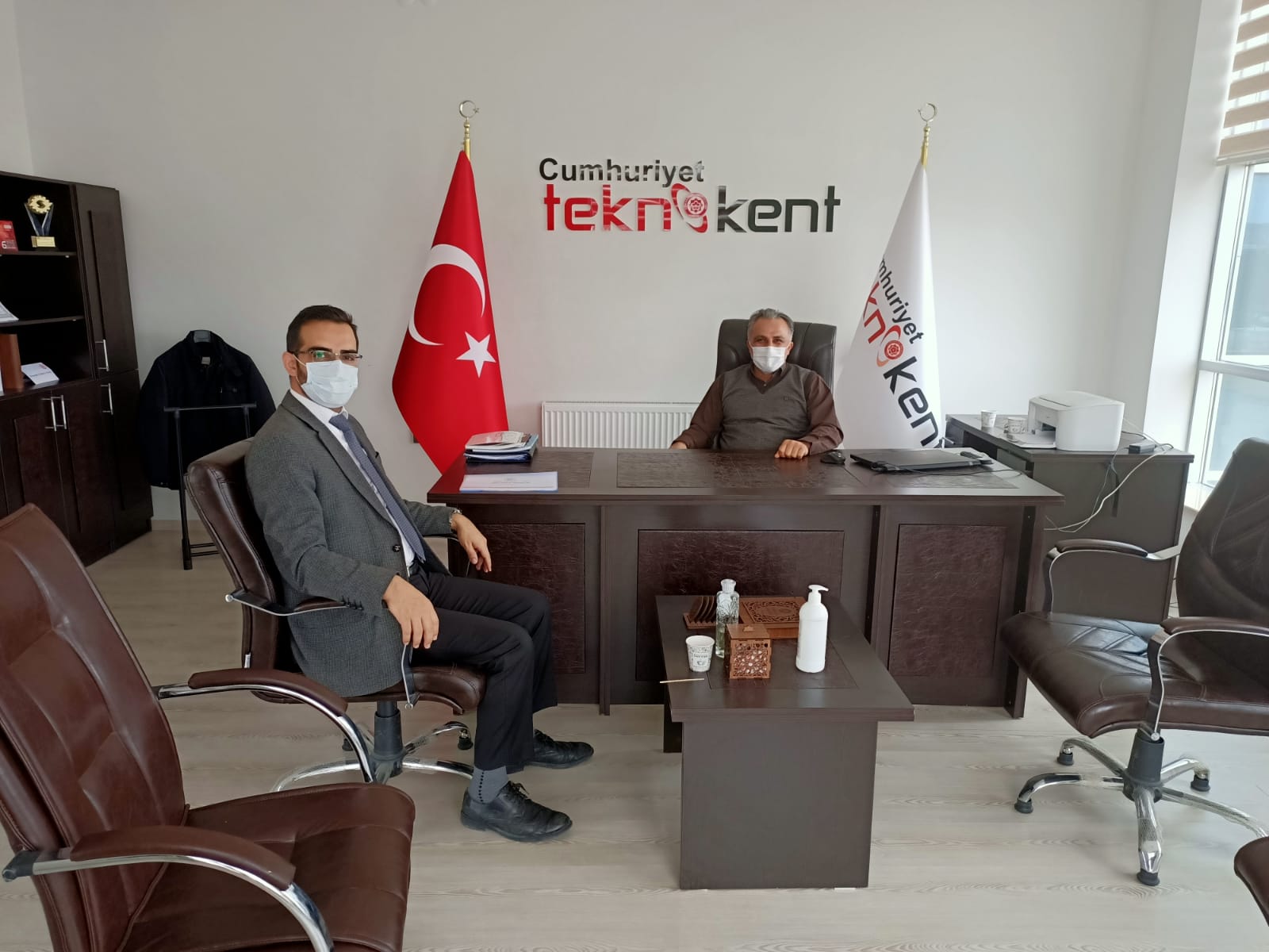SİVAS OSB MÜDÜRÜNDEN TEKNOKENTE ZİYARET