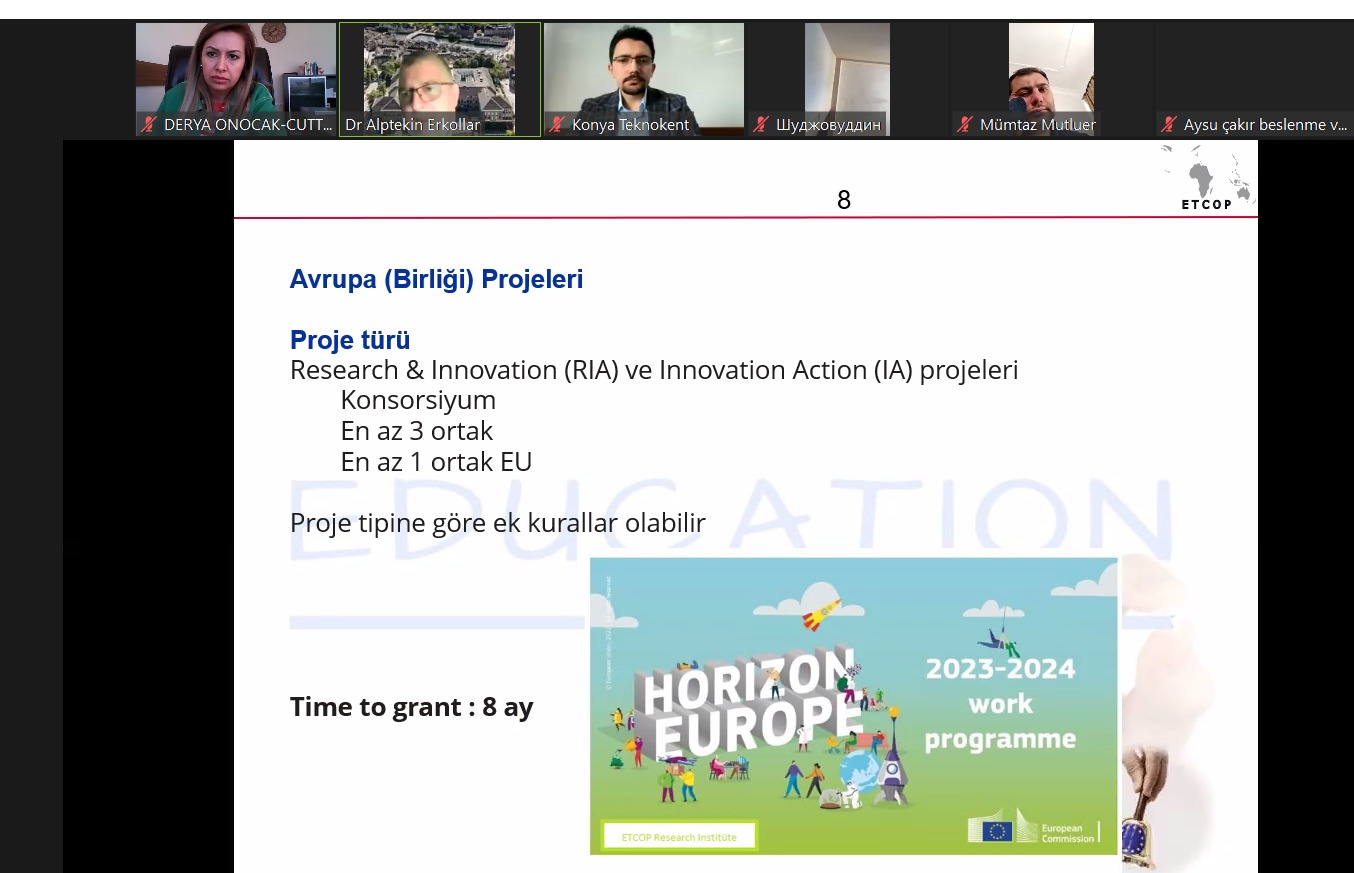 AVRUPA BİRLİĞİ PROJELERİ EĞİTİMİ 