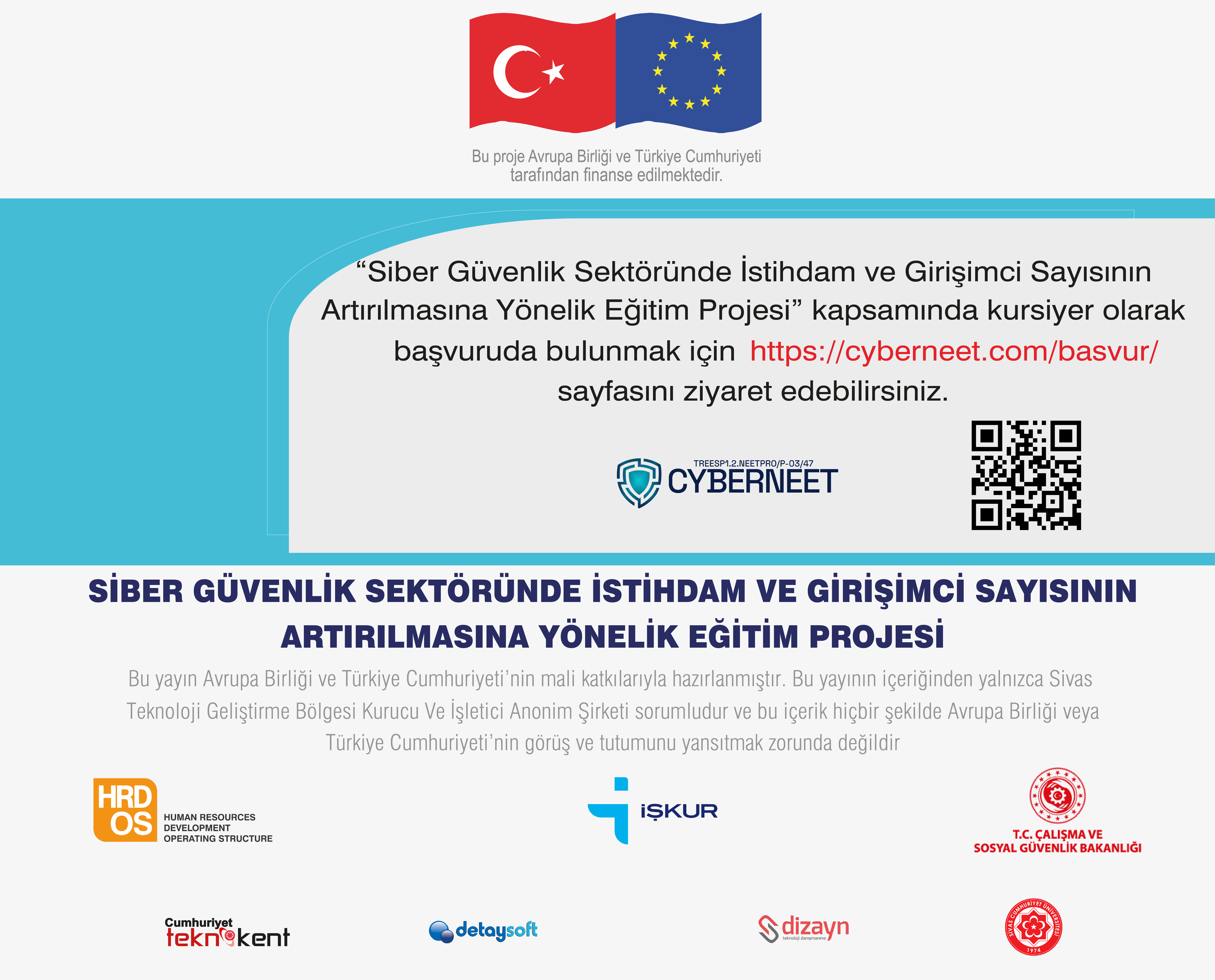 SİBER GÜVENLİK EĞİTİMİ KURSİYER BAŞVURULARI BAŞLADI