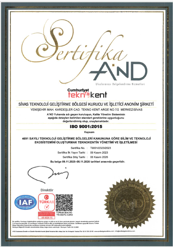 ISO Belgelendirme Süreci Tamamlandı