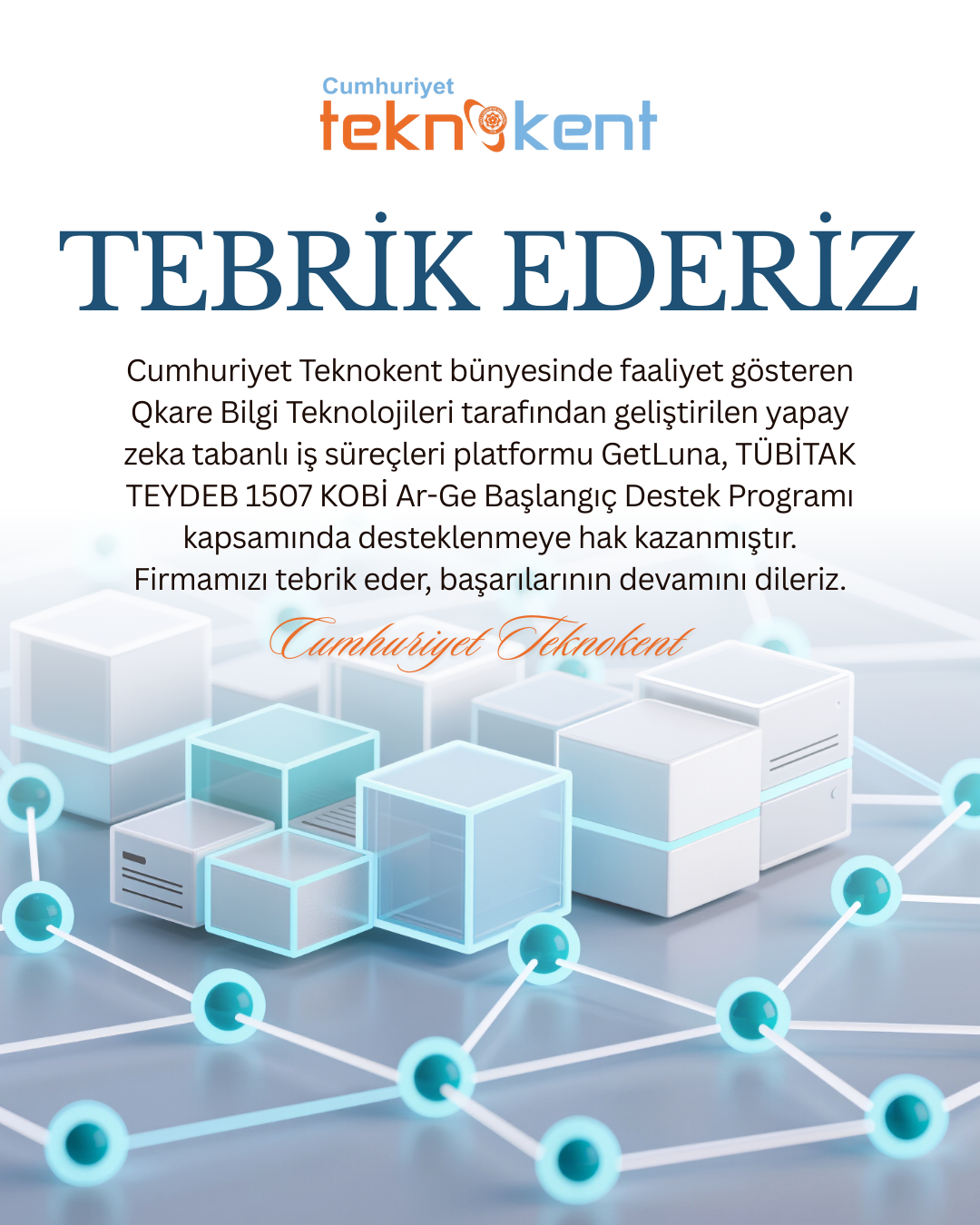 TÜBİTAK 1507 Destekli Proje Başarısı